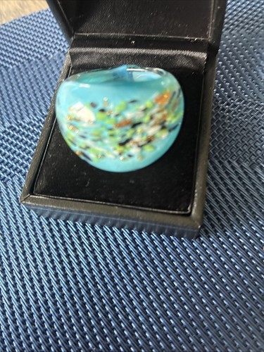 Murano glass ring - glass,