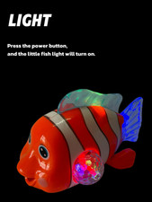Clown Fish Toy with Light & Music | Battery Included | Kids Fun Gift