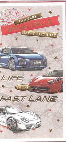 Special uncle birthday card - special,
