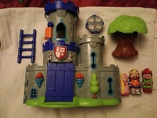 ELC Happyland Fairy Tale Sherwood Castle Fold Out Playset & 3 Toy Figures