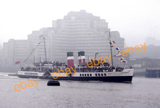 3 x 35mm Colour Slides of P S WAVERLEY  - Paddle Steamer  - On The Thames - 1978