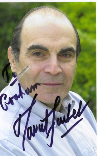 David suchet signed known - david,