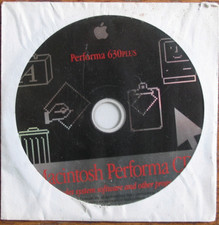 Apple Performa 630 Plus OS 7.5 CD Media B691-0385-A 1994 vintage
