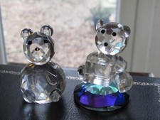 Pair of 2 Vintage Crystal Cut