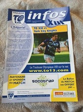 2016 OLYMPIQUE TOULOUSE V YORK