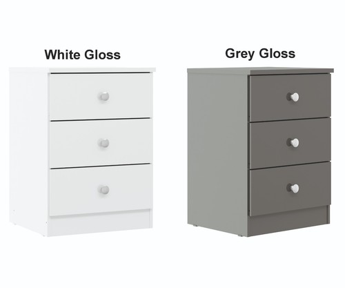 Denver white gloss bedroom - denver,