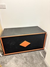 Handmade Wooden Ottoman Storage Box with Lid