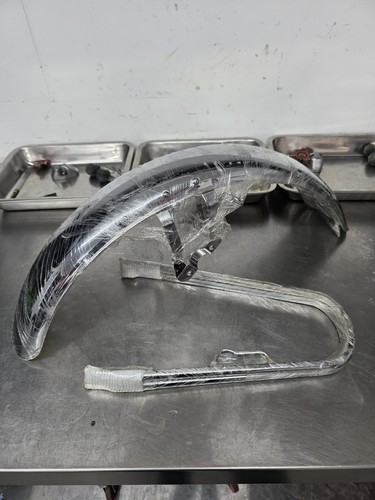 Honda chrome front mudguard - front,