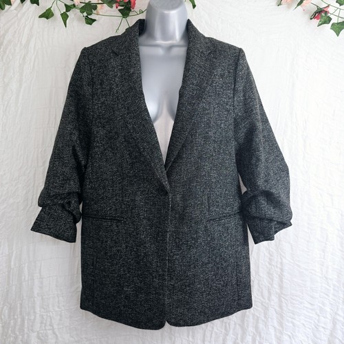 Womens black tweed style - black,