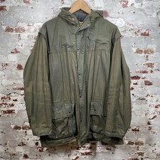 Barbour Classic Vintage Durham Green Wax Country Hooded Jacket Coat C40 40 Chest