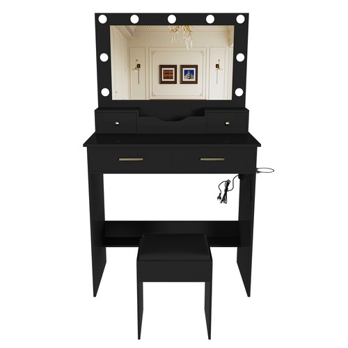 Dressing table with led lights - dressing,