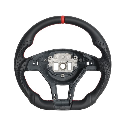 Full leather steering - steering, wheel
