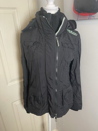 Superdry black windcheater - superdry,