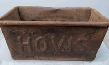 Antique Hovis Bread Loaf Tin British Bakery Baking Vintage Kitchenalia 