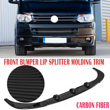 Front Bumper Splitter Lip Carbon Black Look For VW TRANSPORTER T5 T5.1 SPORTLINE