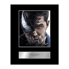 Tom Hardy Signed Mounted Photo