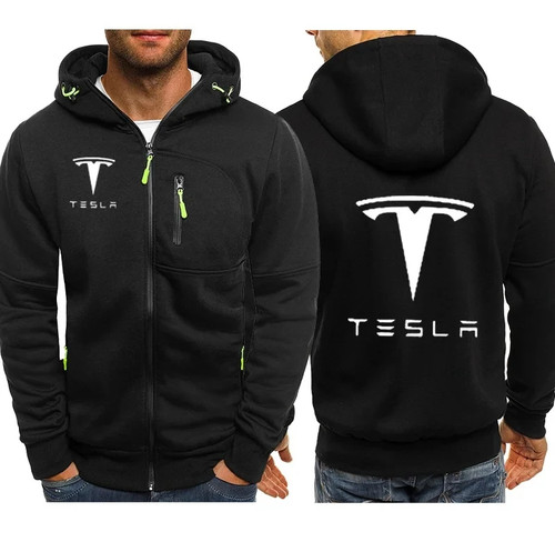Men hoodie tesla car - men,