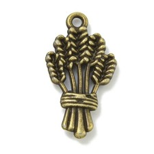 Bronze Charms Wheat Straw
