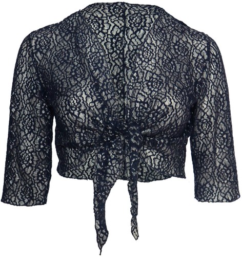 Sparkly silver blue lace - blue,