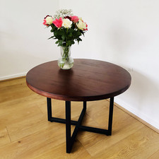 Pine Wood Round Coffee Kitchen