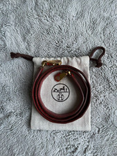 HERMES Shoulder Strap For Kelly Retourne Niloticus Crocodile Handbag - Rouge H