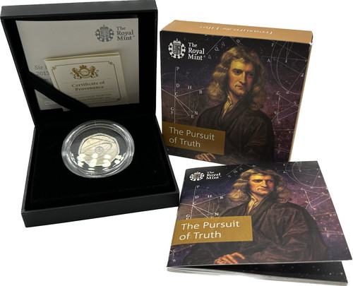 Coin silver proof piedfort - coin,