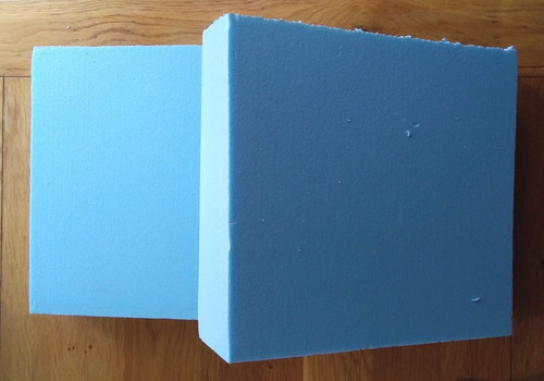 Styrofoam blocks for model