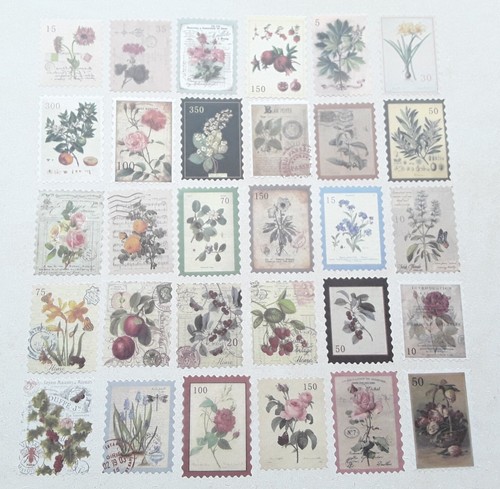 30x vintage postage stamps - postage,