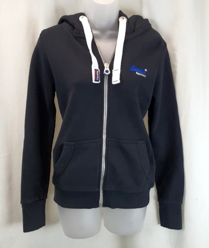 Superdry black orange label - black,