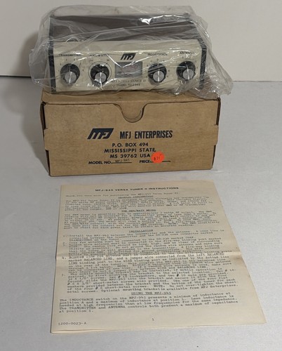 Mfj enterprises versa tuner - enterprises,