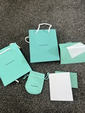 Tiffany & Co. Empty Packaging Boxes Bags Pouches Ribbon Gift Bag Bundle Job Lot