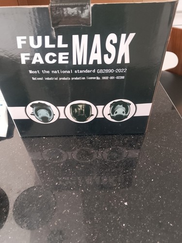 Full face gas mask - face, filter