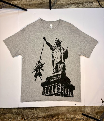 Heather grey graphic tee - grey,