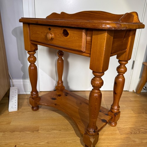 Vintage solid pine bedside - vintage,