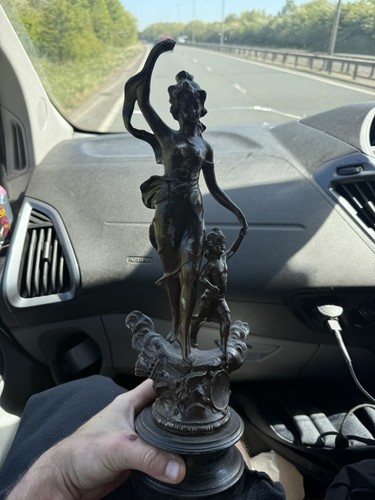 Greek god bronze spelter - greek,