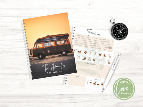 Personalised travel journal - personalised,