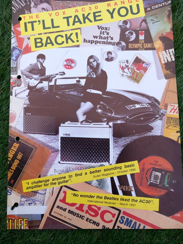 Vox ac30 sales advert - vox, advert....early