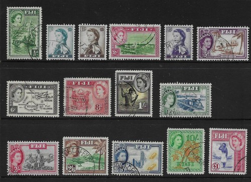 Fiji qe2 1954 definitive - 1954, set