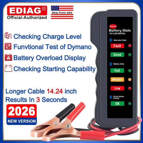 12v car battery tester - 12v,