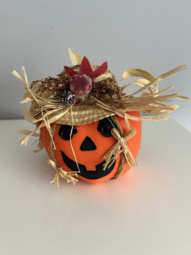 Scarecrow farmer straw hat - farmer,