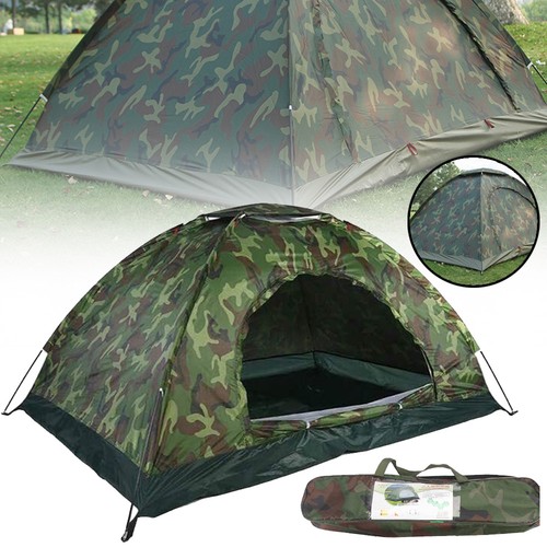Large man family - man, tents