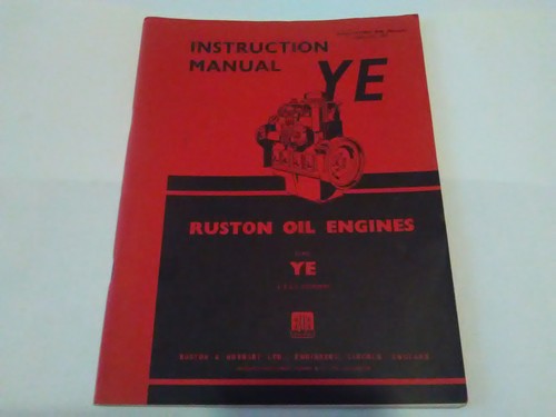 Ruston and hornsby diesel - hornsby, ye