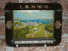 LNWR Antique Railway Advertising  - Small Metal Tip / Change Tray -  L & N W R