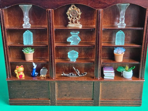 Doll house furniture dark oak - furniture,