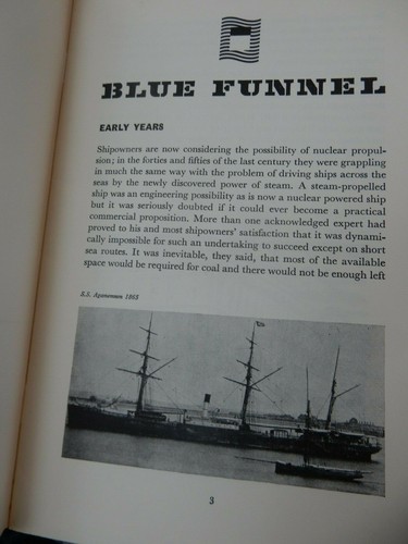 Blue funnel line booklet - funnel,