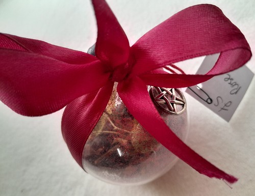 Witch ball rose pentacle - witch, ball,