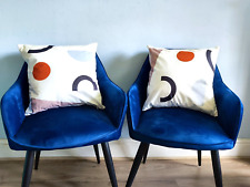 High quality Abstract Cushion Cover geometric Pattern machine Washable 18x18"