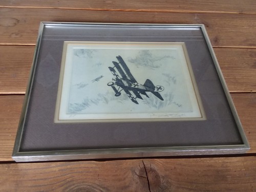 Rare original pencil etching - rare,