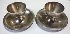 PAIR VINTAGE SILVER PLATED