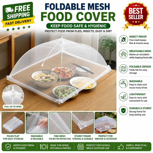 Food cover mesh - folding,